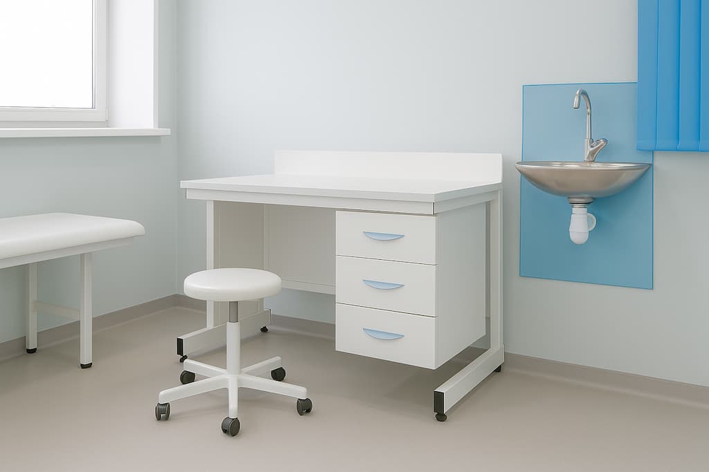 Лабораторная металлическая мебель